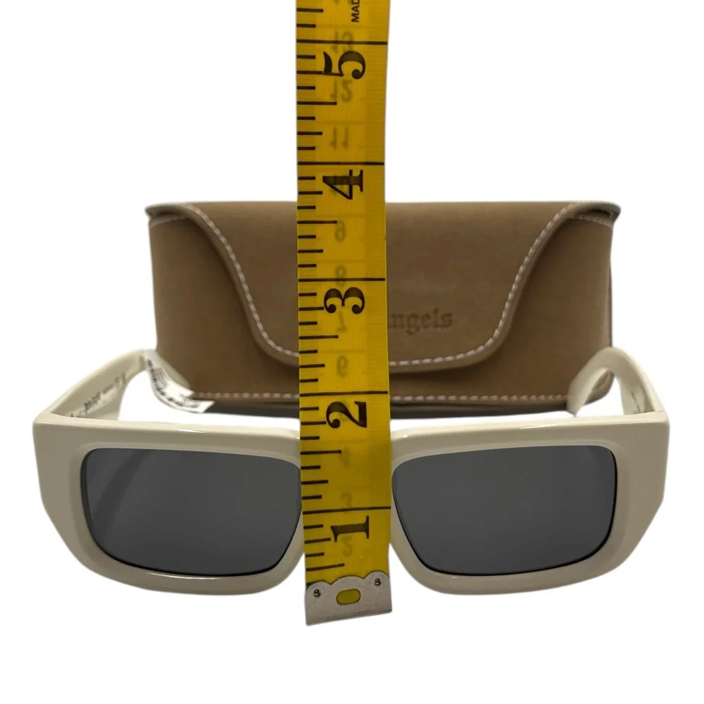 Palm Angels Sutter Sunglasses - White / Dark Grey (PERI035 0107)
